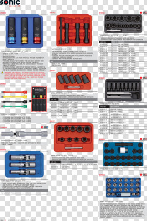 Sonic Equipment Main Catalog Tools Torque Special Tools   Sonic Equipment  HD Png Download