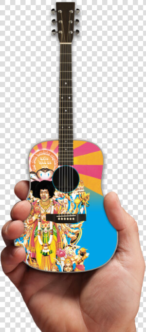 Axe Heaven Jimi Hendrix Axis Bold As Love Mini Acoustic   Miniature Guitar  HD Png Download