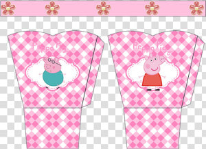 Peppa Pig Free Printable Basket   Party Favor  HD Png Download