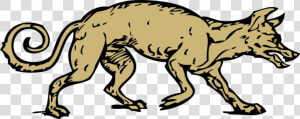 Dirty Dog Vector Image   Starving Dog Clipart Png  Transparent Png