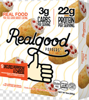 Real Good Foods Poppers  HD Png Download