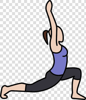 Intermediate Poses Asanas With   Clip Art Of A Flexing Leg  HD Png Download