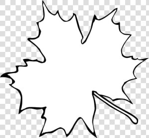 Leaf Outline Maple Free Clip Art Transparent Png   Maple Leaf Outline Png  Png Download