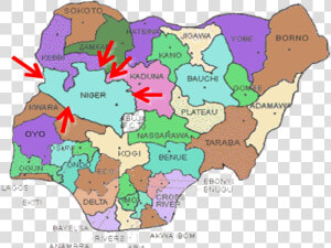 Niger State Nigeria Map  HD Png Download