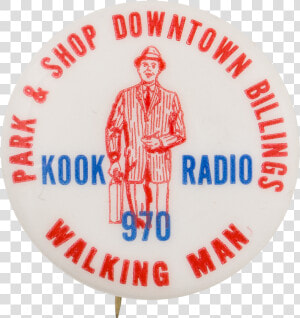 Kook Radio Advertising Button Museum   Emblem  HD Png Download