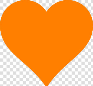 Orange Heart Svg Clip Arts   Orange Heart Emoji Discord  HD Png Download