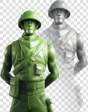 Plastic Patroller   Fortnite Toy Soldier Skin  HD Png Download