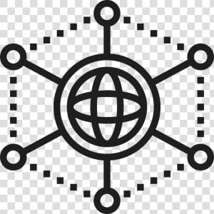 Our Network   White Blockchain Icon Png  Transparent Png