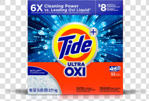 Tide Ultra Oxi Powder Laundry Detergent   Bleach Powder For Clothes  HD Png Download