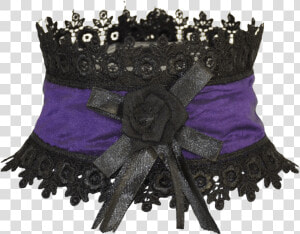 Gothic Lace Choker   Lace  HD Png Download