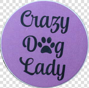 Crazy Dog Lady Paw Print Auto Car Coaster Absorbent   Paw  HD Png Download