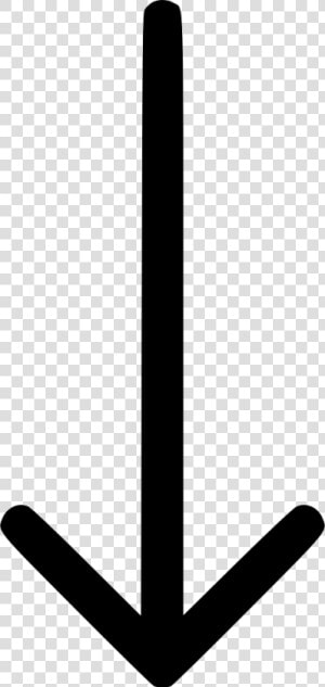 Arrow Fall   Long Arrow Down Png  Transparent Png