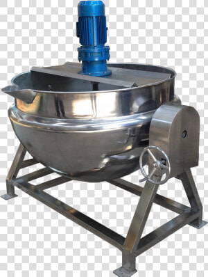 40 Gallon Tilt Jacketed Kettle Cooking Pot With Mixer   Rotor  HD Png Download