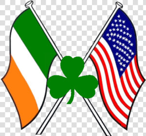 Irish Flag And American Flag  HD Png Download