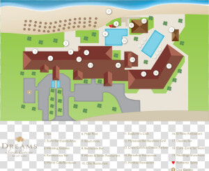 Dreams Huatulco Resort Map  HD Png Download