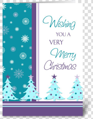 Merry Christmas Snowflakes And Trees Greeting Card   Christmas Wishes To Stepmom  HD Png Download