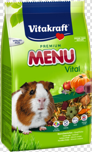 Vitakraft Premium Menu Vital Guinea Pig 400 G Buy Online   Vitakraft Menu Vital Hamster  HD Png Download