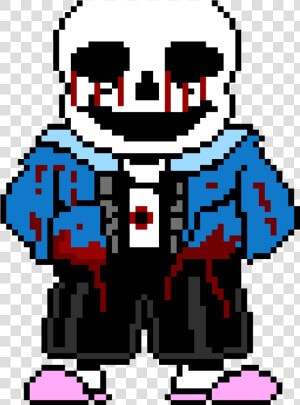 Sans Sprite Clipart   Png Download   Dead Sans Pixel Art  Transparent Png