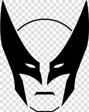 Wolverine Mask Png   Wolverine Mask Black And White  Transparent Png