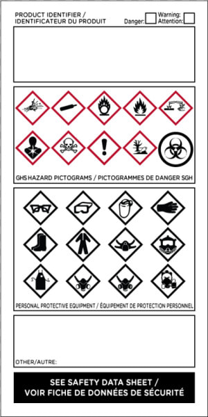 Ghs Workplace Safety Label  HD Png Download