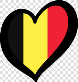 Belgium Eurovision Heart Flag Clipart   Png Download   Belgium Eurovision Heart Flag  Transparent Png