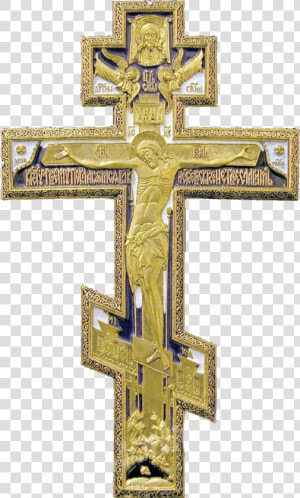 Christian Cross Png   Russian Orthodox Cross Png  Transparent Png