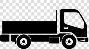 Car Pickup Truck Commercial Vehicle   Cargo Truck Silhouette Png  Transparent Png