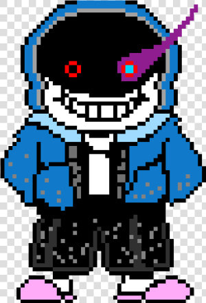 Murder dust Sans Sprite   Sans Undertale  HD Png Download