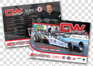 Craig Wright Drag Racing Hero Card Handout   Png Download   Indycar Series  Transparent Png