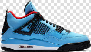 Air Jordan Iv Travis Scott   Travis Scott Jordan 4s  HD Png Download