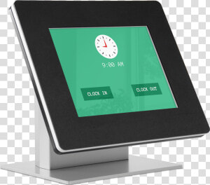 Use A Kiosk As A Timeclock For Your Employees   Sign  HD Png Download