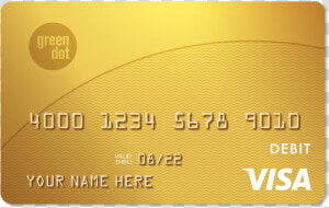 Credit Card Png   Green Dot Debit Card  Transparent Png