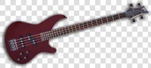 Mb200br Mitchell Electric Bass Guitar Blood Red   Mini Electric Guitar Mitchell  HD Png Download