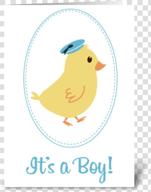 Little Boy Chick Baby Announcement Greeting Card   Brundage Mountain  HD Png Download