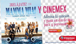 Mamma Mia Here We Go Again Bluray Cover   Png Download   Mamma Mia 2 Dvd Cover  Transparent Png