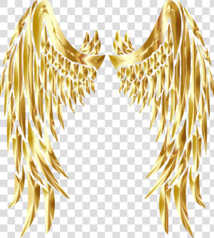 Gold Wings Png   Gold Angel Wings Clip Art  Transparent Png