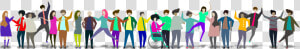 Jovenes En Formato Png  Transparent Png