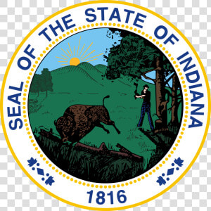 Indiana State Seal   Png Download   Seal Of Indiana  Transparent Png