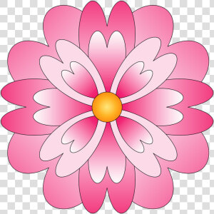 Flor Rosa Dibujo Png  Transparent Png