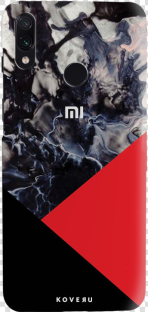 Red Splash Cover Case For Redmi   Dark Marble Wallpaper Iphone  HD Png Download