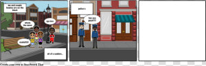 Comic Strip About Earthquake  HD Png Download