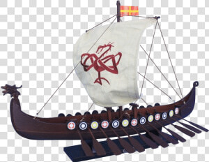 24 inch Drakkar Viking Longship Model   Viking Ships  HD Png Download