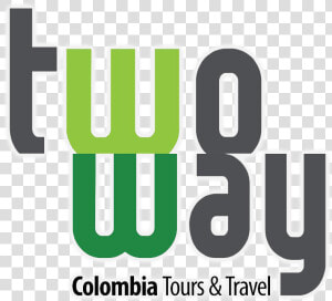 Logo Two Way Colombia Con Resplandor   Agencia De Viajes Two Way Pereira  HD Png Download