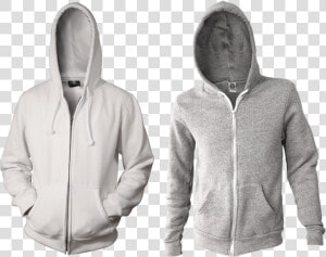 Zip up Hoodie Mockup Kit   Product Mockups On Creative   Sweater Polos Warna Putih  HD Png Download