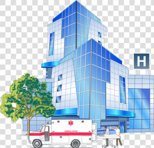 Free Hospital Clipart Group   Hospital Building Clip Art  HD Png Download