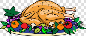 Cooked Turkey Clipart   Cooked Thanksgiving Turkey Clipart  HD Png Download