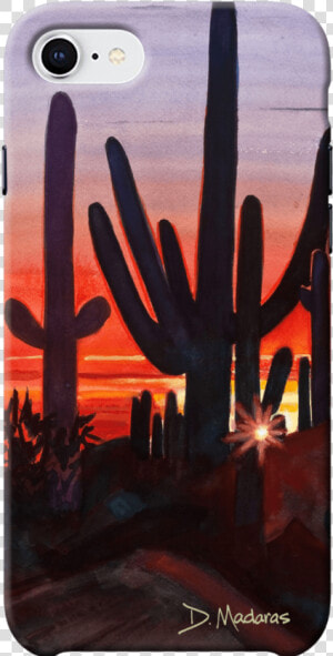 Sunset At Dove Mountain Case For Iphones  Google Phones    Dove Mountain Sunset  HD Png Download