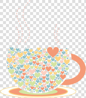 Cup Hearts Drawing   International Womens Day Tea  HD Png Download