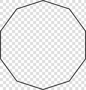 Polygon With 10 Vertices  HD Png Download