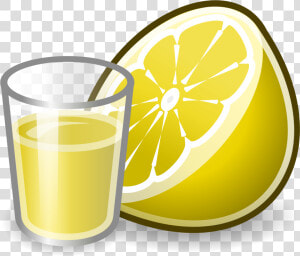 File   Tango juice   Svg   Lemon   Cartoon Image Of Lemon Juice  HD Png Download